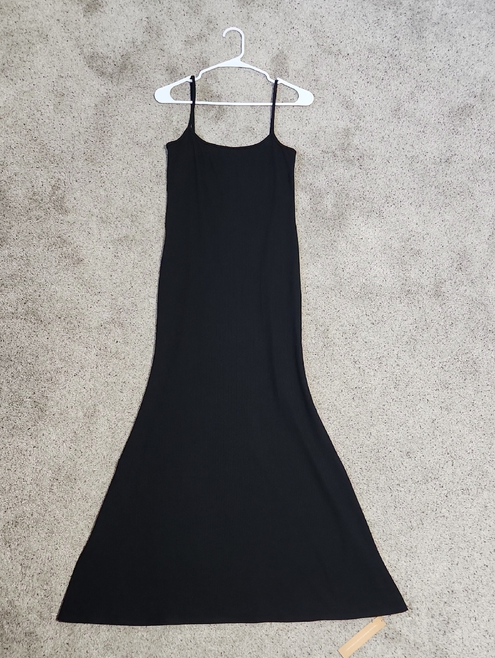 New Reformation Cosmo Maxi Knit Dress in Black Women's Size L - Picture 6 of 14